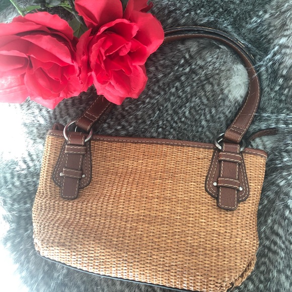 fossil straw purse
